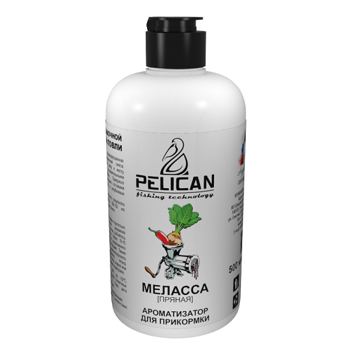 картинка Добавка жидкая Pelican Меласса Пряная 0.5л от магазина Fisherman Market