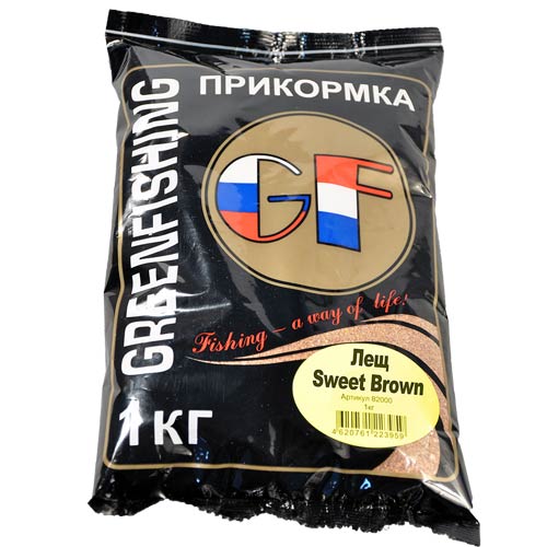 картинка Прикормка GF ЛЕЩ Sweet Brown 1кг от магазина Fisherman Market