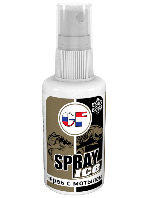 картинка Ароматизатор спрей ICE ЧЕРВЬ С МОТЫЛЕМ 0.050л от магазина Fisherman Market