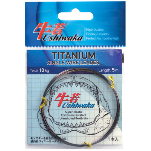 картинка Поводковый материал Ushiwaka Titanium Single Wire Leader от магазина Fisherman Market