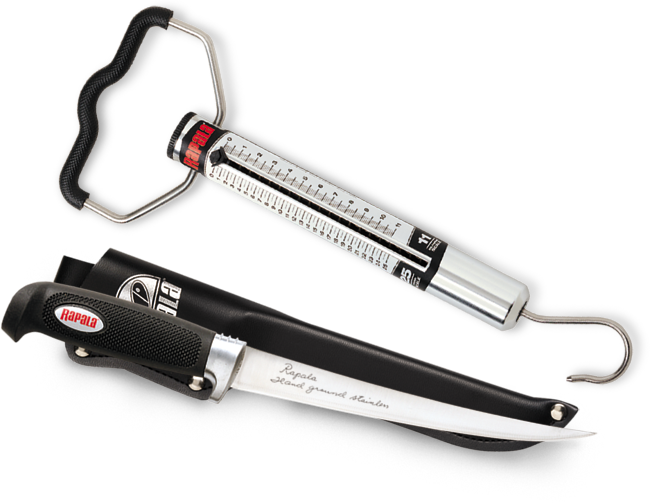 картинка Набор Rapala RMWS1-706 (безмен, нож) от магазина Fisherman Market
