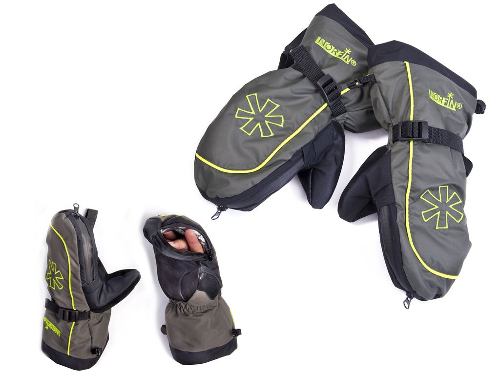 картинка Варежки Norfin COMFORT ZIP GREEN р.L от магазина Fisherman Market