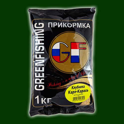 картинка Прикормка GF КАРП/КАРАСЬ Клубника 1кг от магазина Fisherman Market