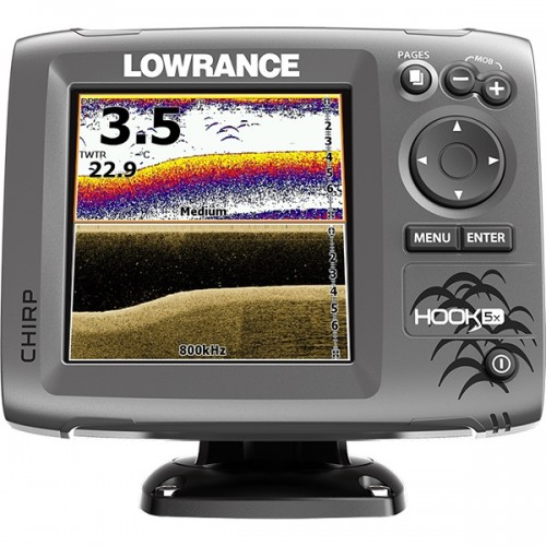 картинка Эхолот Lowrance Hook-5x Mid/High/DownScan от магазина Fisherman Market