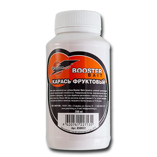 картинка Добавка аминокисл. GF Booster Bait КАРАСЬ фруктовый 0.2л от магазина Fisherman Market