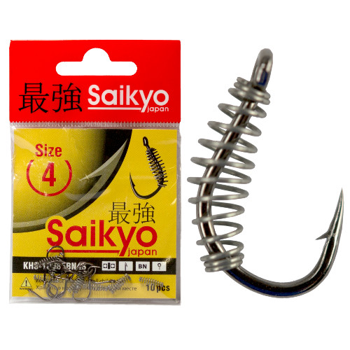 картинка Крючки фидерные с пружиной Saikyo KHS-10085 от магазина Fisherman Market