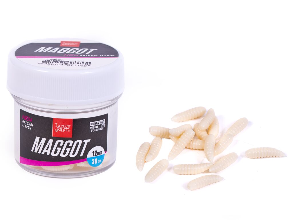 картинка Насадки искусственные съедобные LJ Pro Series MAGGOT опарыш 12мм 30шт. от магазина Fisherman Market
