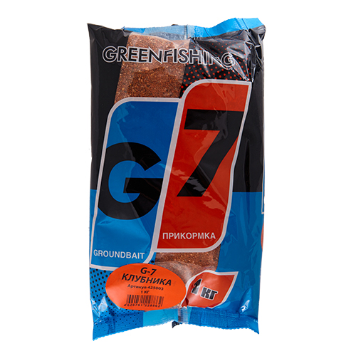 картинка Прикормка GF G-7 КЛУБНИКА 1кг от магазина Fisherman Market