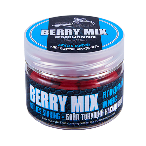 картинка Бойлы насадочные тонущие Sonik Baits BERRY MIX 14мм 90мл (Ягодный микс) от магазина Fisherman Market