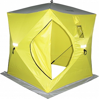картинка Палатка зимняя Куб EXTREME 1,5 х 1,5 Helios V2.0 (широкий вход) от магазина Fisherman Market