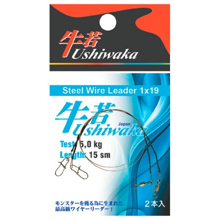картинка Поводки Ushiwaka Steel Wire Leader 1x19 от магазина Fisherman Market