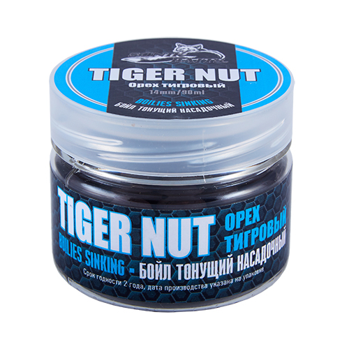 картинка Бойлы насадочные тонущие Sonik Baits TIGER NUT 14мм 90мл (Орех тигровый) от магазина Fisherman Market
