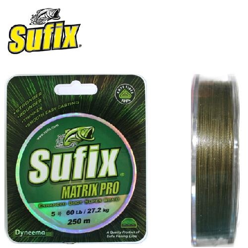 картинка Плетеный шнур SUFIX Matrix Pro Mid.Green 135м от магазина Fisherman Market