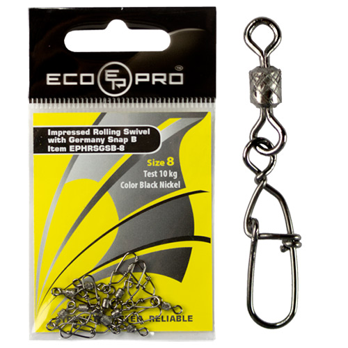 картинка Вертлюг ECOPRO с застежкой EP-301 от магазина Fisherman Market