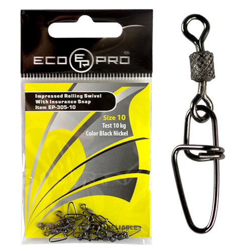 картинка Вертлюг ECOPRO с застежкой EP-305 от магазина Fisherman Market