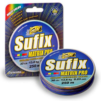 картинка Леска плетеная SUFIX Matrix Pro New разноцвет. 250м от магазина Fisherman Market
