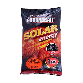 картинка Прикормка GF Solar Energy Фидер Flat Yellow 1кг от магазина Fisherman Market