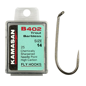 картинка Крючки Kamasan B402 Trout Barbless от магазина Fisherman Market