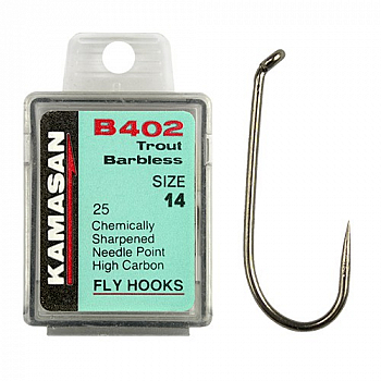 картинка Крючки Kamasan B402 Trout Barbless от магазина Fisherman Market