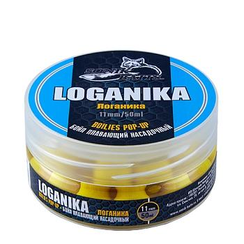 картинка Бойлы насадочные плавающие Sonik Baits LOGANIKA Fluo Pop-ups 11мм 50мл (Логаника) от магазина Fisherman Market