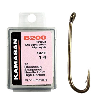 картинка Крючки Kamasan B200 Trout Deepwater Nymph от магазина Fisherman Market