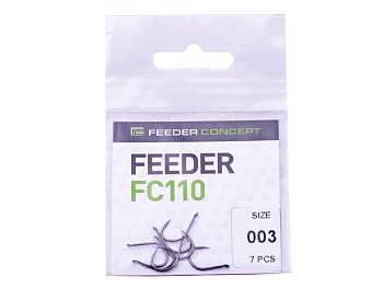 картинка Крючки FC FEEDER сер. FC110 разм.003 7шт. от магазина Fisherman Market