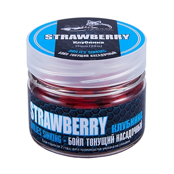 картинка Бойлы насадочные тонущие Sonik Baits STRAWBERRY 14мм 90мл (Клубника) от магазина Fisherman Market