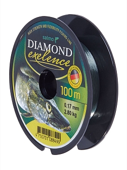 картинка Леска монофильная Salmo Diamond EXELENCE 100/017 от магазина Fisherman Market
