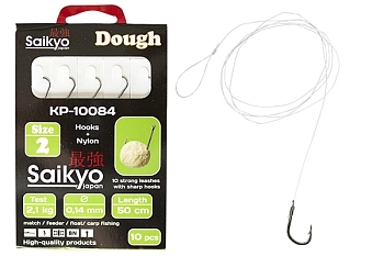 картинка Крючки с поводками Saikyo KP-10084 Dough от магазина Fisherman Market