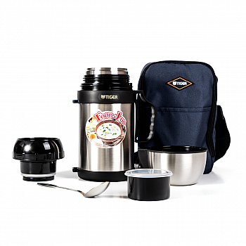 картинка Термос с широким горлом Tiger MCW-P091 Stainless 0.9 л от магазина Fisherman Market