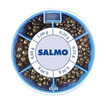 картинка Грузила Salmo ДРОБИНКА PL 6 секций крупные 120г набор от магазина Fisherman Market