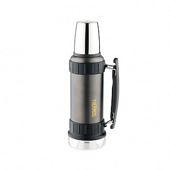 картинка Термос Thermos 2520 Work 1,2 л (крышка-чашка, резиновые бамперы, ручка) от магазина Fisherman Market