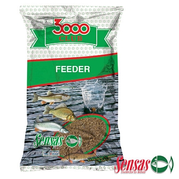 картинка Прикормка Sensas 3000 Club FEEDER Bream 1кг от магазина Fisherman Market