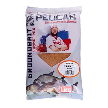 картинка Прикормка Pelican КАРАСЬ Чеснок 1кг от магазина Fisherman Market
