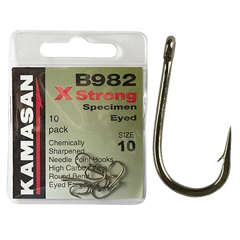 картинка Крючки Kamasan B982 X-Strong Specimen Eyed от магазина Fisherman Market