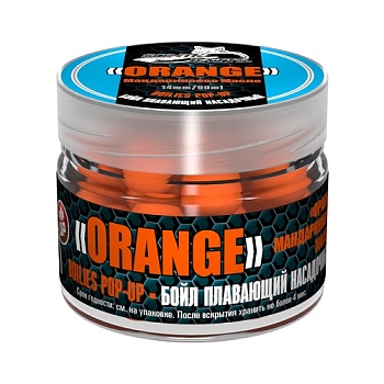 картинка Бойлы насад. плав. Sonik Baits ORANGE-TANGERINE Oil Fluo Pop-ups 14мм 90мл от магазина Fisherman Market