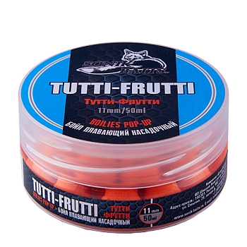 картинка Бойлы насадочные плавающие Sonik Baits TUTTI FRUTTI Fluo Pop-ups 11мм 50мл (Тутти-Фрутти) от магазина Fisherman Market