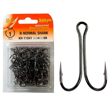 картинка Крючки двойные Saikyo KH-11041 Double Hook (B-Normal Shank) от магазина Fisherman Market