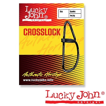 картинка Застежки Lucky John CROSSLOCK 002 7шт. от магазина Fisherman Market