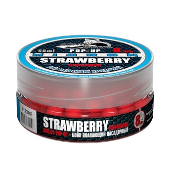 картинка Бойлы насад. плав. Sonik Baits STRAWBERRY MICRON Fluo Pop-ups 8мм 50мл от магазина Fisherman Market
