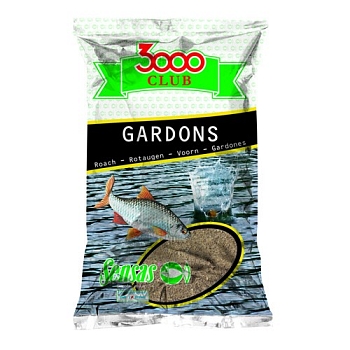 картинка Прикормка Sensas 3000 Club GARDONS 1кг от магазина Fisherman Market