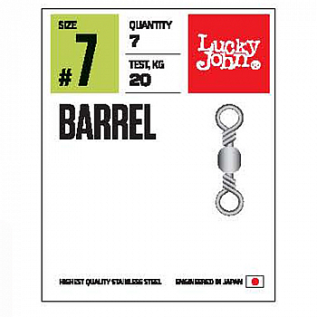 картинка Вертлюги LJ Pro Series BARREL 010 7шт. от магазина Fisherman Market