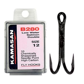 картинка Крючки Kamasan B280 Low Water Salmon Double от магазина Fisherman Market