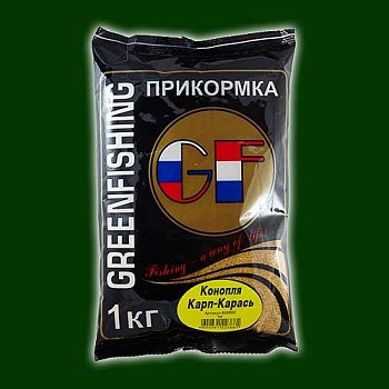 картинка Прикормка GF КАРП/КАРАСЬ Конопля 1кг от магазина Fisherman Market