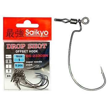 картинка Крючки офсетные Saikyo BS-2330 Drop Shop от магазина Fisherman Market