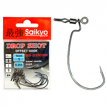 картинка Крючки офсетные Saikyo BS-2330 Drop Shop от магазина Fisherman Market
