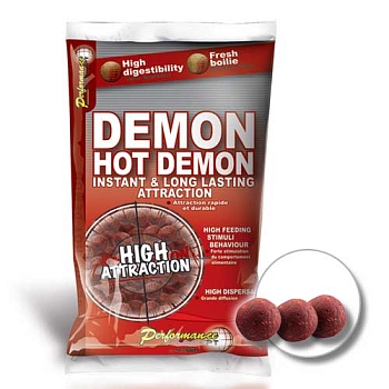 картинка Бойлы тонущие Starbaits Performance Concept HOT DEMON Long Life Boilies 10мм 1кг от магазина Fisherman Market