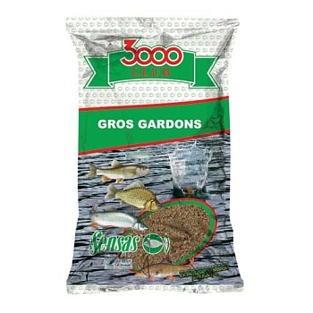 картинка Прикормка Sensas 3000 Club GROS GARDONS 1кг от магазина Fisherman Market