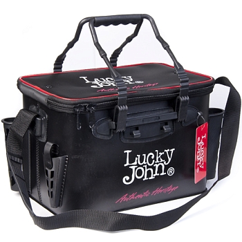 картинка Сумка рыболовная с держателем для удилищ Lucky John EVA 360х230х250 от магазина Fisherman Market