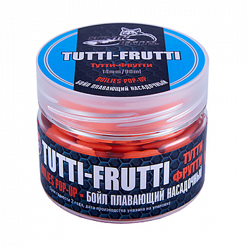 картинка Бойлы насадочные плавающие Sonik Baits TUTTI FRUTTI Fluo Pop-ups 14 мм 90мл (Тутти-Фрутти) от магазина Fisherman Market